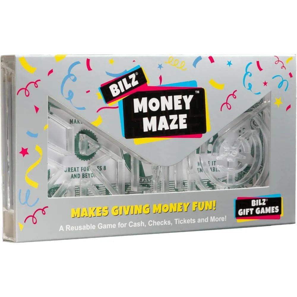 BILZ Money Puzzle E-Lope - Brain Teasing Maze for Cash or Tickets - Fun Way to Give Gifts - Reusable Puzzle for Kids, Adults and All Ages
