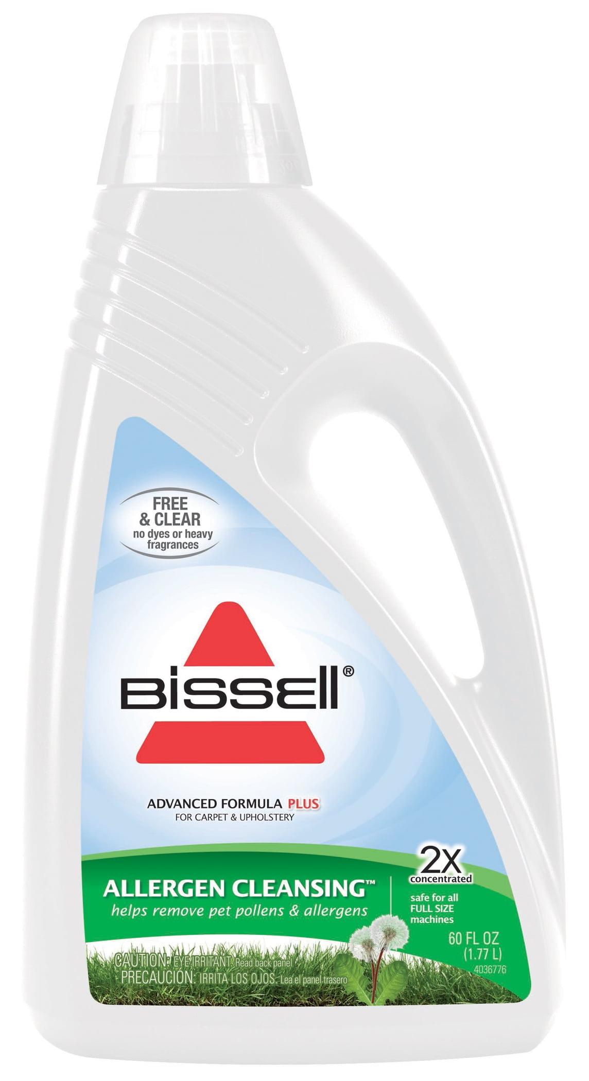 BISSELL 89Q52 Carpet Cleaner Allergen Cleansing No Scent 60 oz Liquid Concentrated