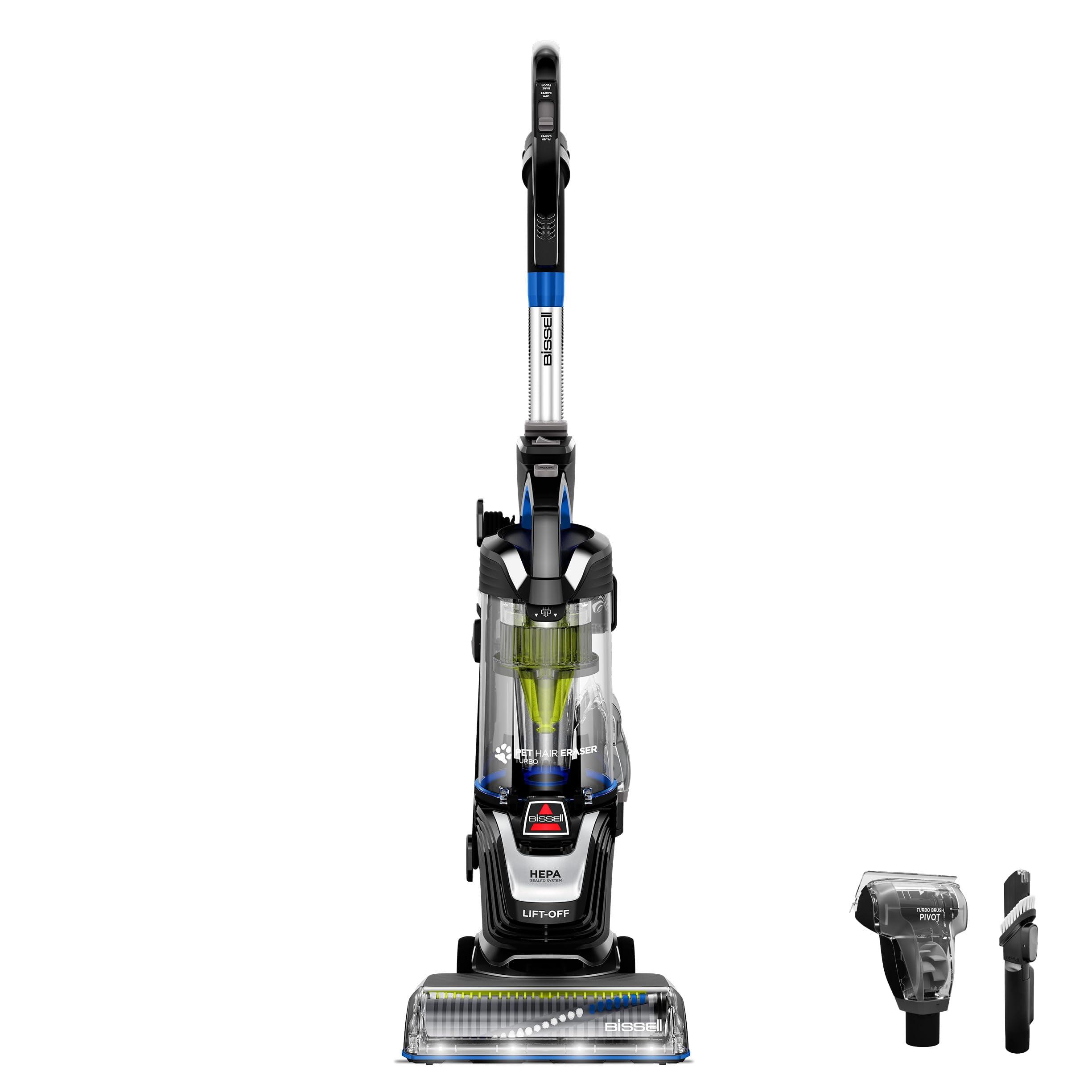 BISSELL 3774F BISSELL Pet Hair Eraser Turbo Lift-Off Vacuum, w/ Self-Cleaning Brush Roll, Powerful Pickup with TurboBrush Pivot Tool & Crevice Tool, 3774F