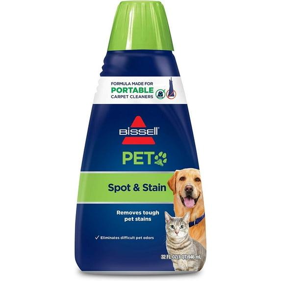 BISSELL Cleaning Formula Pet Carpet Stain Remover, 32 Fluid Ounce