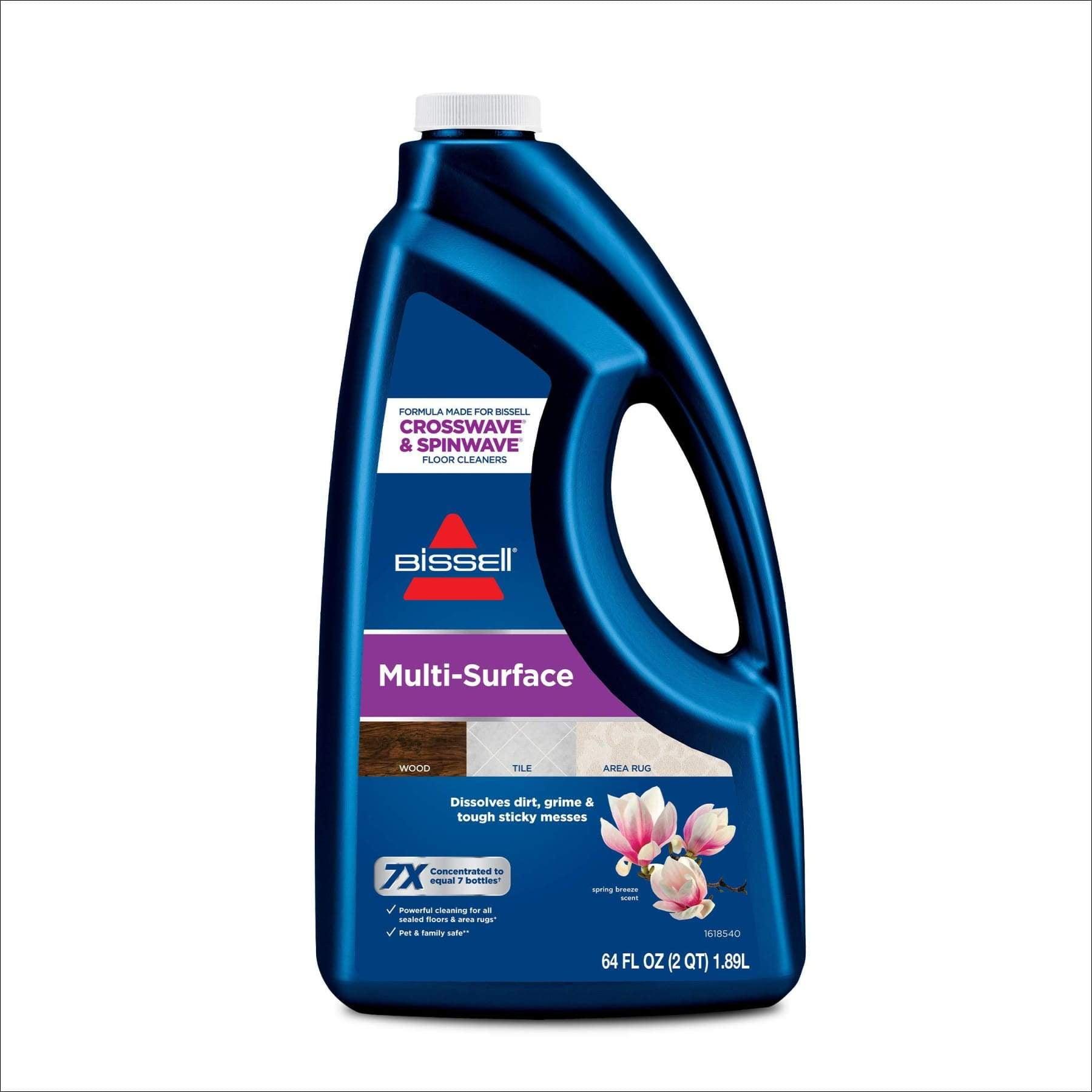 BISSELL 64 oz. CrossWave & SpinWave Multi-Surface Floor Cleaning Formula – 17891: Carpet & Tile Cleaner Solution