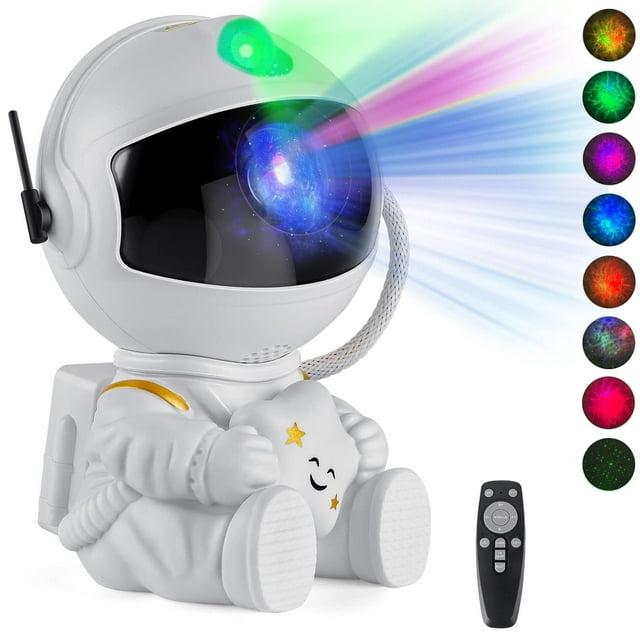 Astronaut Projector，Star Projector Galaxy Light，Night Light for Kids，Light Projector for Bedroom，Starry Nebula Ceiling LED Lamp，with Remote