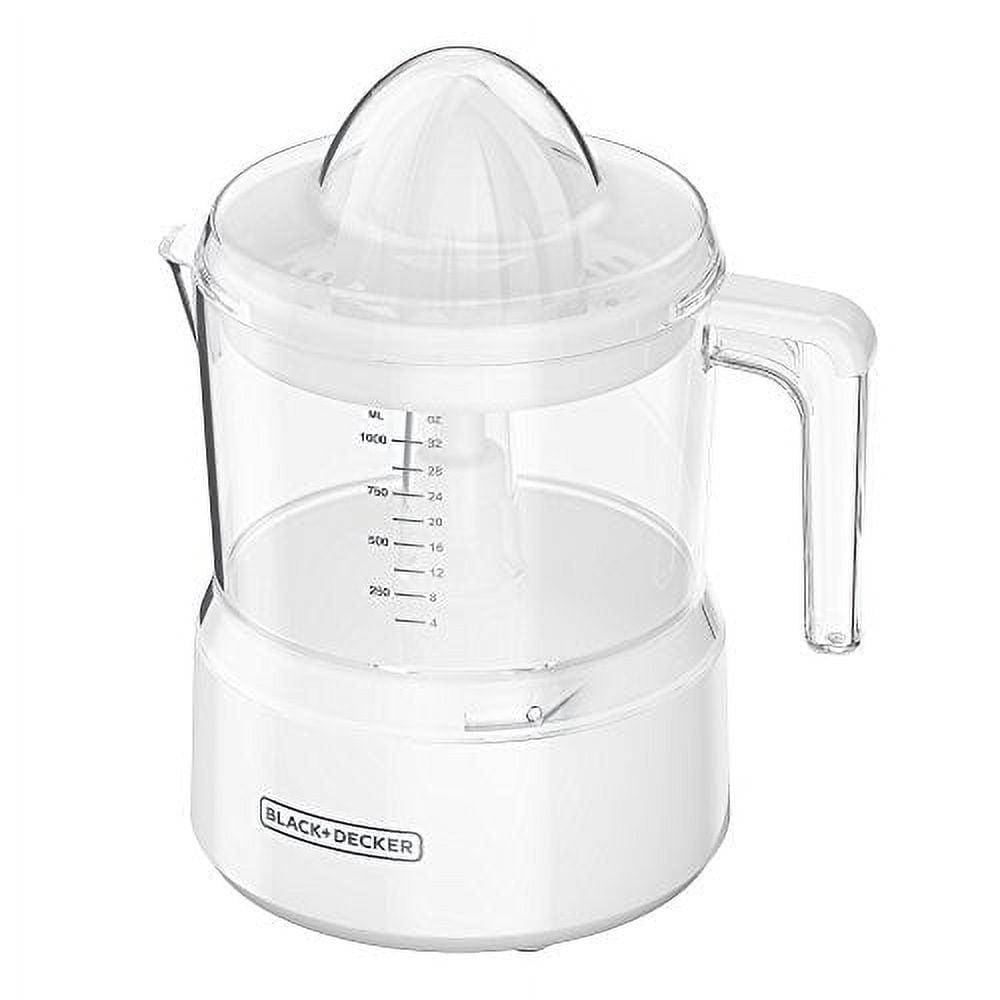 White 32oz Electric Citrus Juicer with Reverse Function