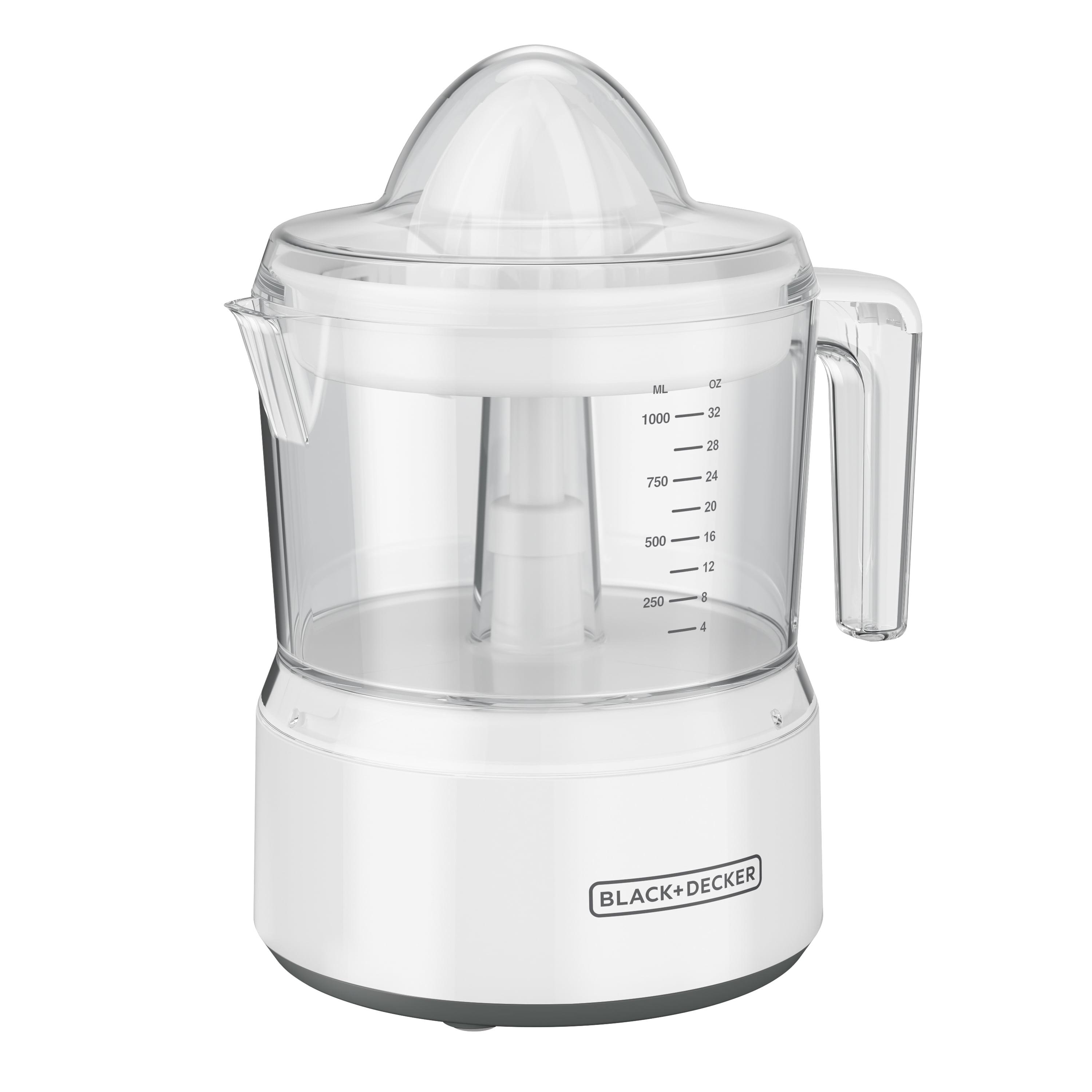 White 32oz Electric Citrus Juicer with Reverse Function