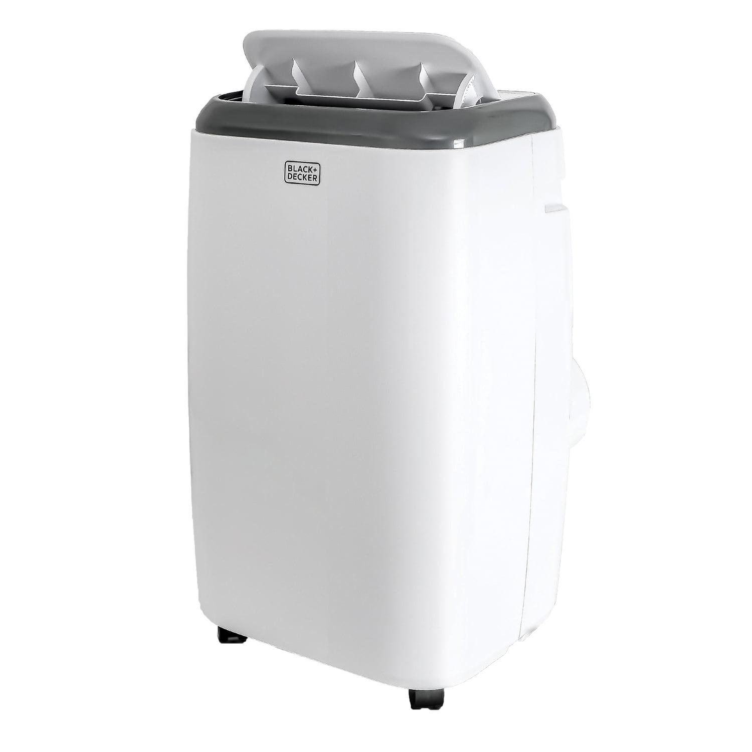 BLACK+DECKER 10,000 BTU SACC/CEC Portable Air Conditioner, 700 Sq. Ft. 14,000 BTU ASHRAE 128, White