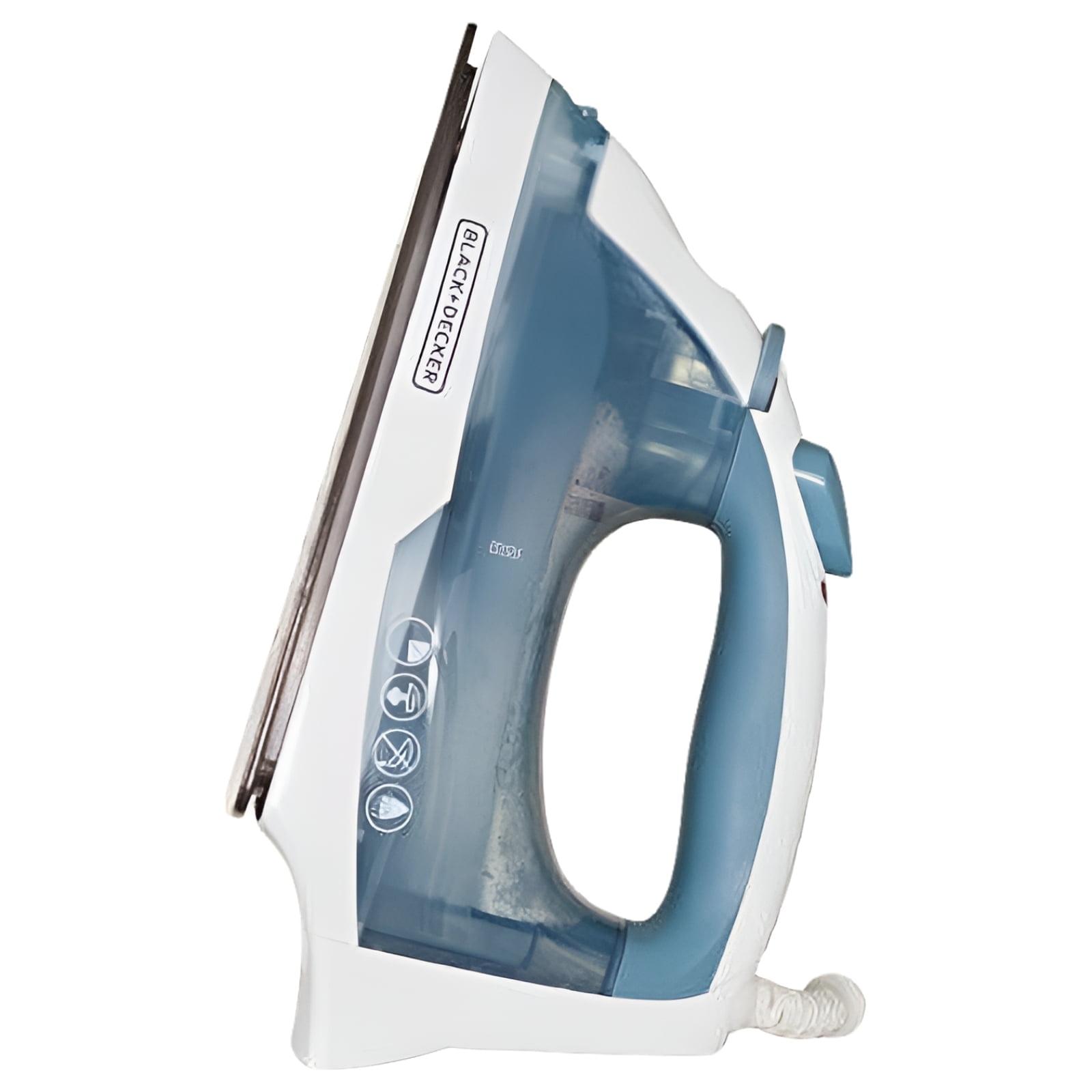 BLACK+DECKER BLACK+DECKER Easy Steam Compact Iron for Clothes, Automatic Shutoff, Nonstick Plate, Light Weight, 1200 Watts