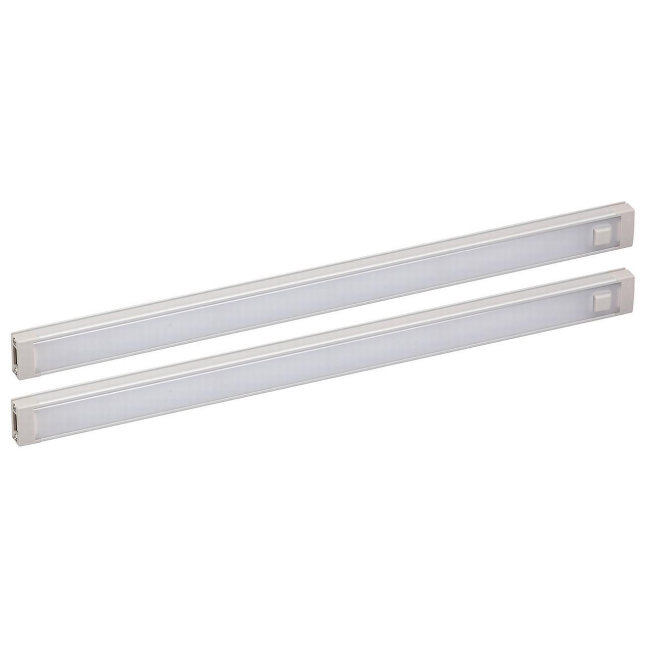 Natural Daylight LED 12'' Under Cabinet Light Kit with Motion Sensor