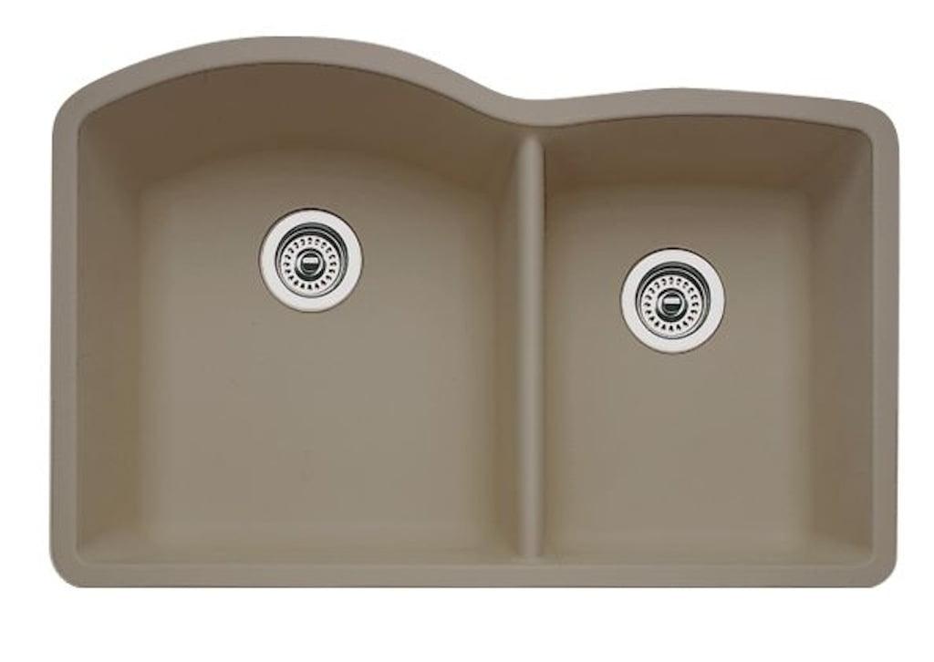 Diamond SILGRANIT 32.07" L x 20.92" W Double Bowl Undermount Kitchen Sink