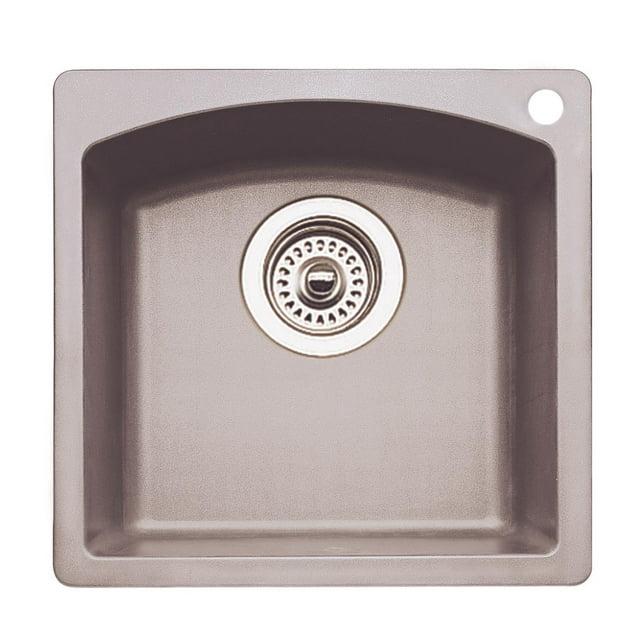 Diamond SILGRANIT 15" L x 15" W Drop-in/Undermount Bar Sink