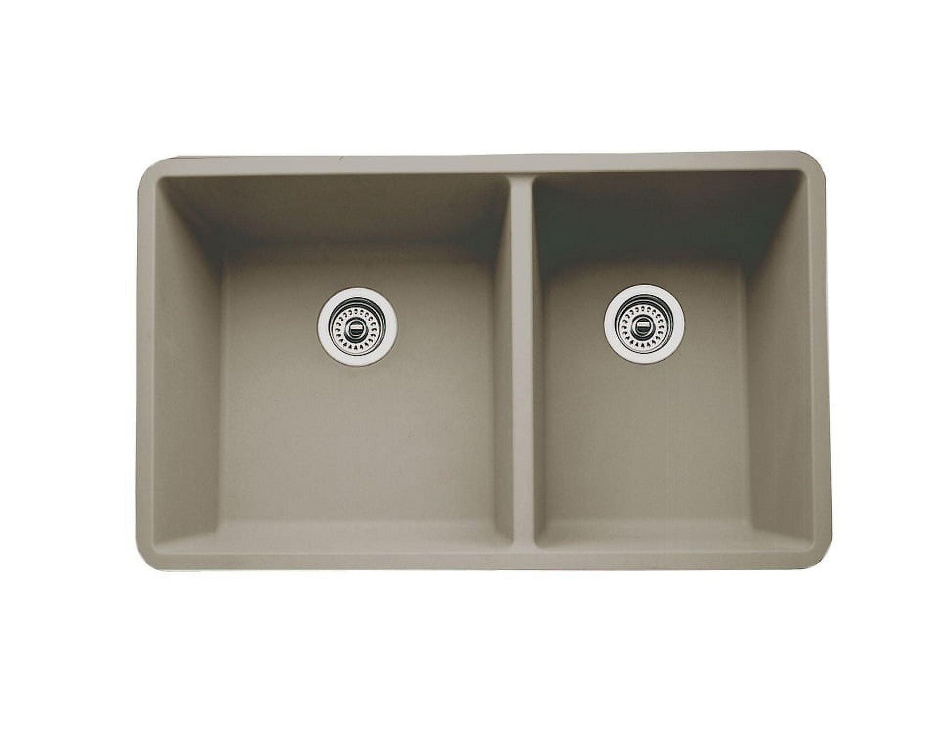 Truffle Stone Double Bowl 33" Undermount Kitchen Sink