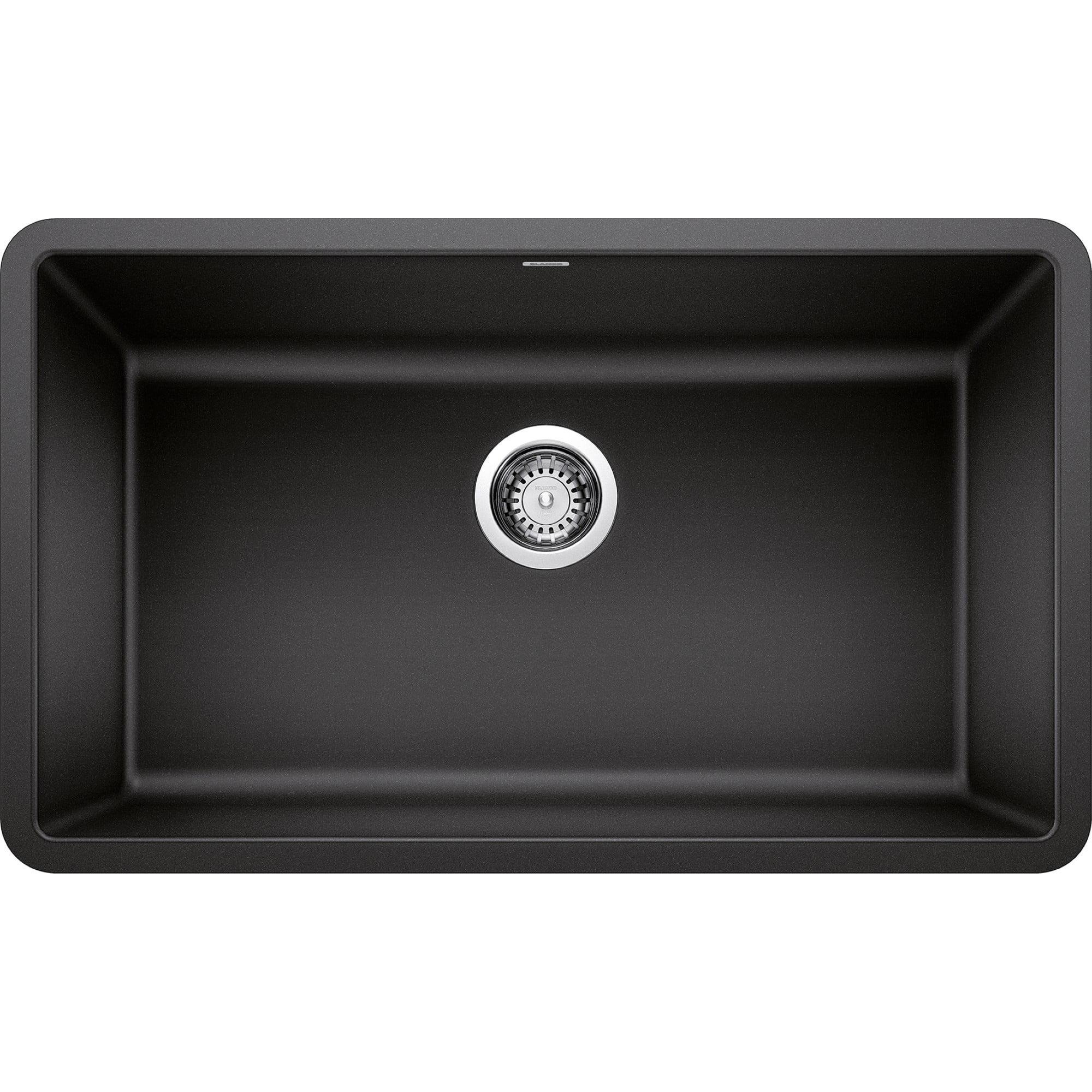 Anthracite Stone Single Bowl Undermount Kitchen Sink