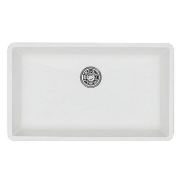 Precis SILGRANIT 32" L X 19" W Super Single Undermount Kitchen SInk