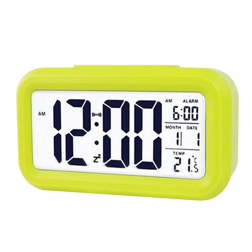 Reloj Despertador Electrónico, Reloj Inteligente Luminoso, Regalo de Reloj Despertador digital LED Creativo para Estudiantes y Niños - Verde