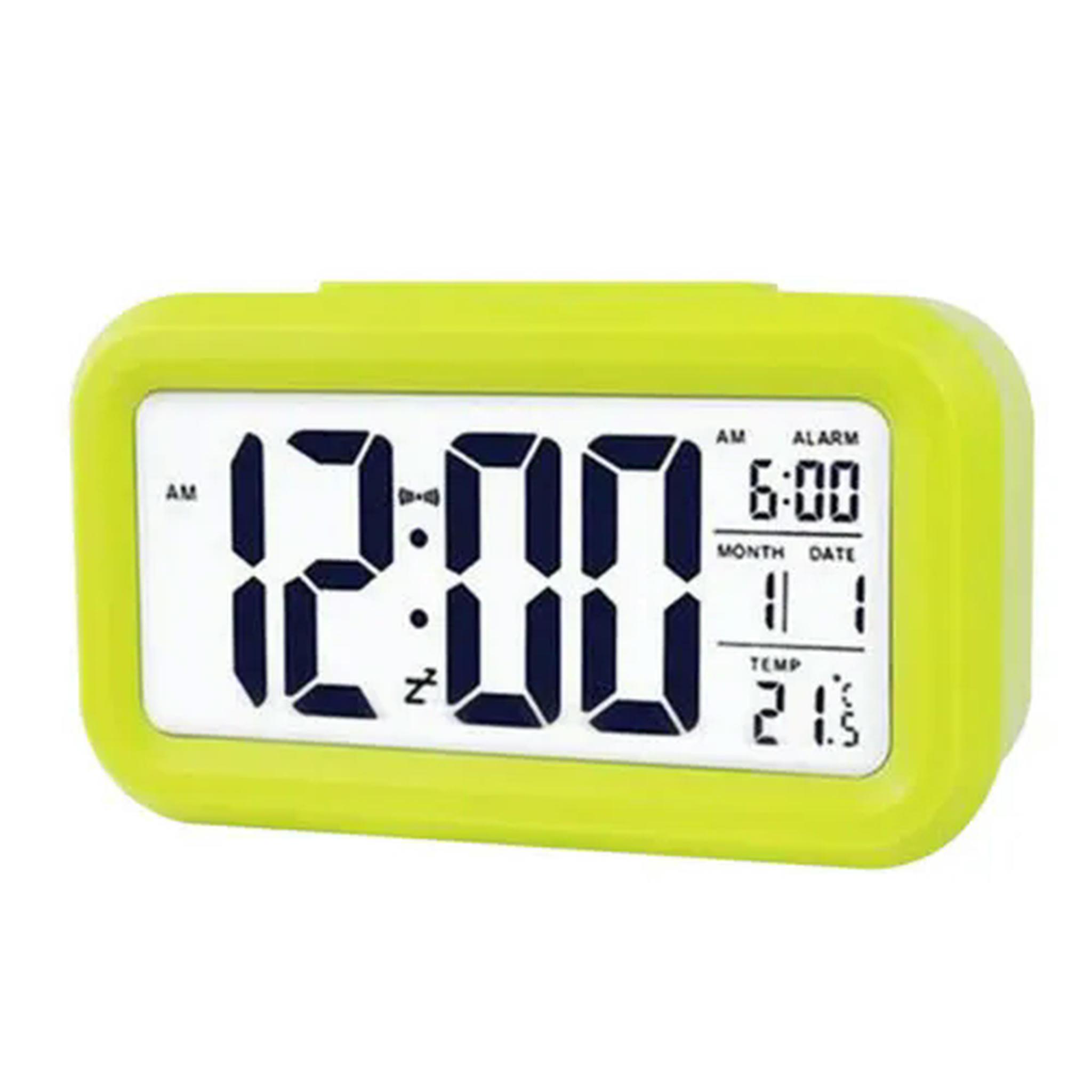 Reloj Despertador Electrónico, Reloj Inteligente Luminoso, Regalo de Reloj Despertador digital LED Creativo para Estudiantes y Niños - Verde