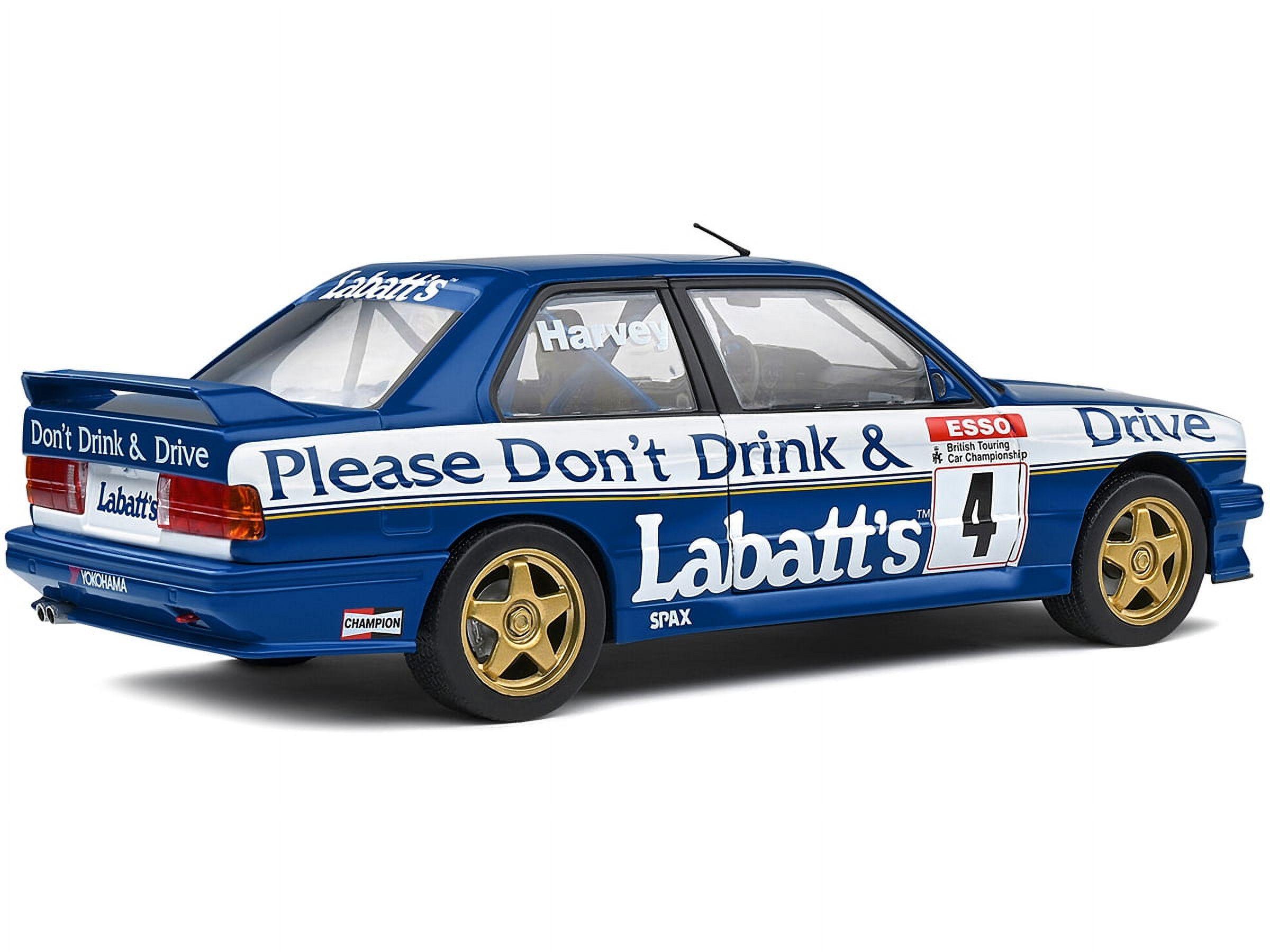 BMW E30 M3 #4 "Labbatt's" BTCC British Touring Car Championship (1991) "Competition" Series 1/18 Diecast Model Car by Solido