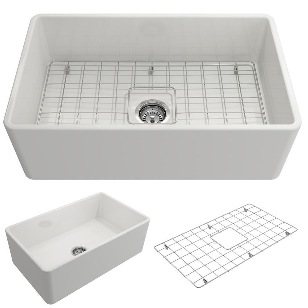 30'' L Farmhouse / Apron Fireclay Kitchen Sink