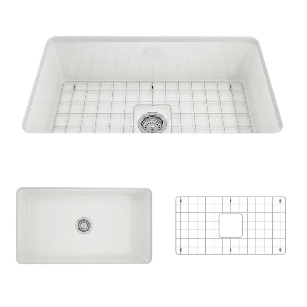 Sotto 32'' L Undermount Fireclay Kitchen Sink