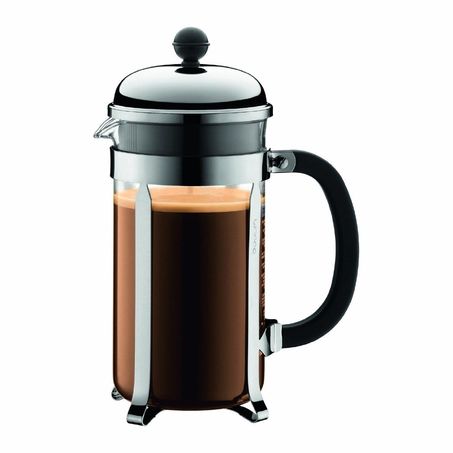 34oz Classic Chrome Stainless Steel French Press Coffee Maker