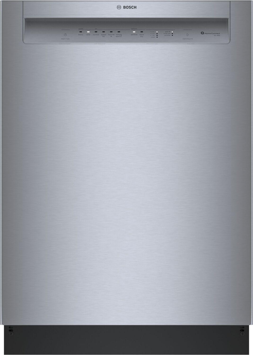 Bosch 800 Series 24" Front Control Built-In Dishwasher with Hybrid Tub SHE3AEM5N