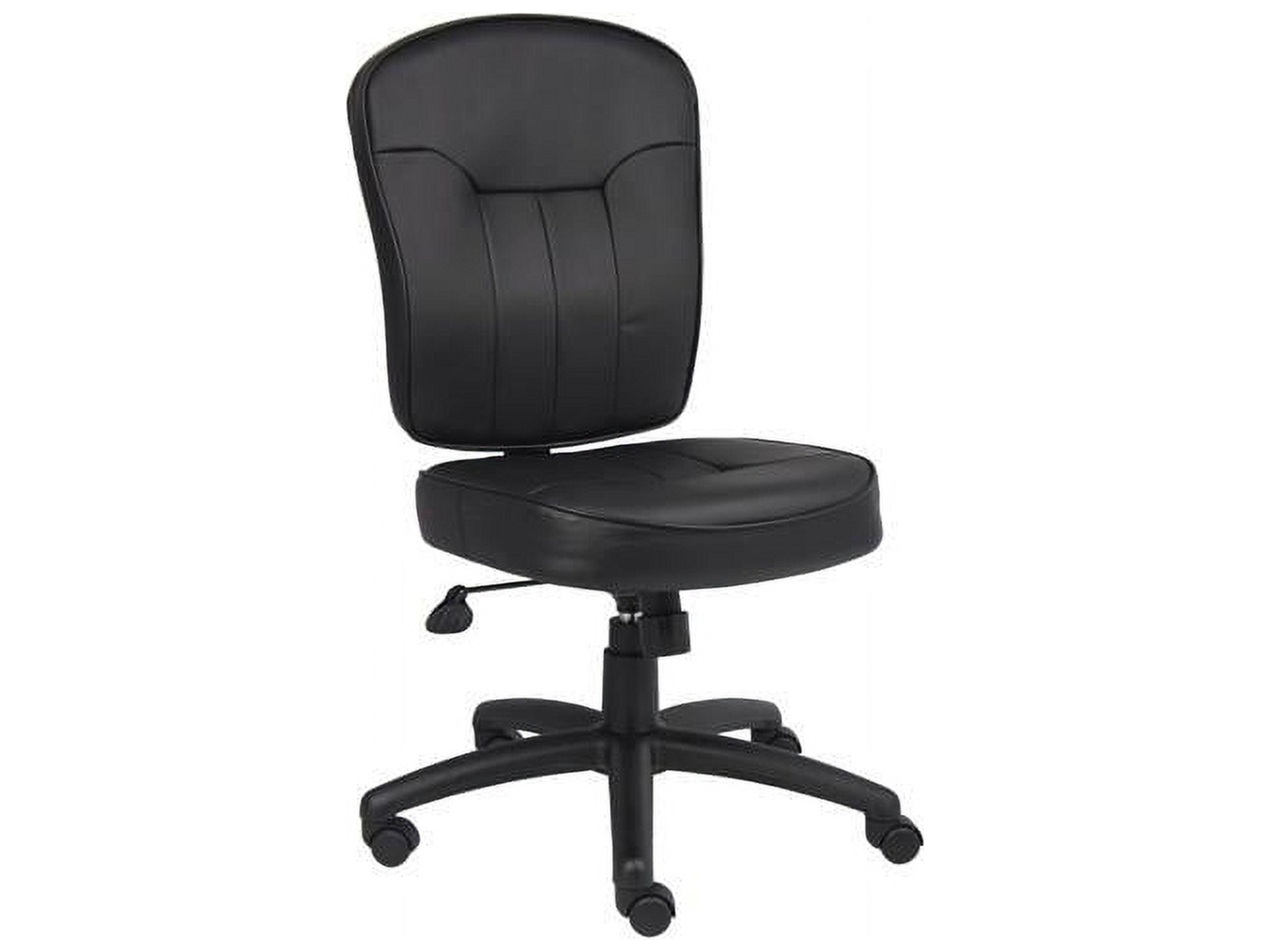 Black Ergonomic High Back Leather Office Chair