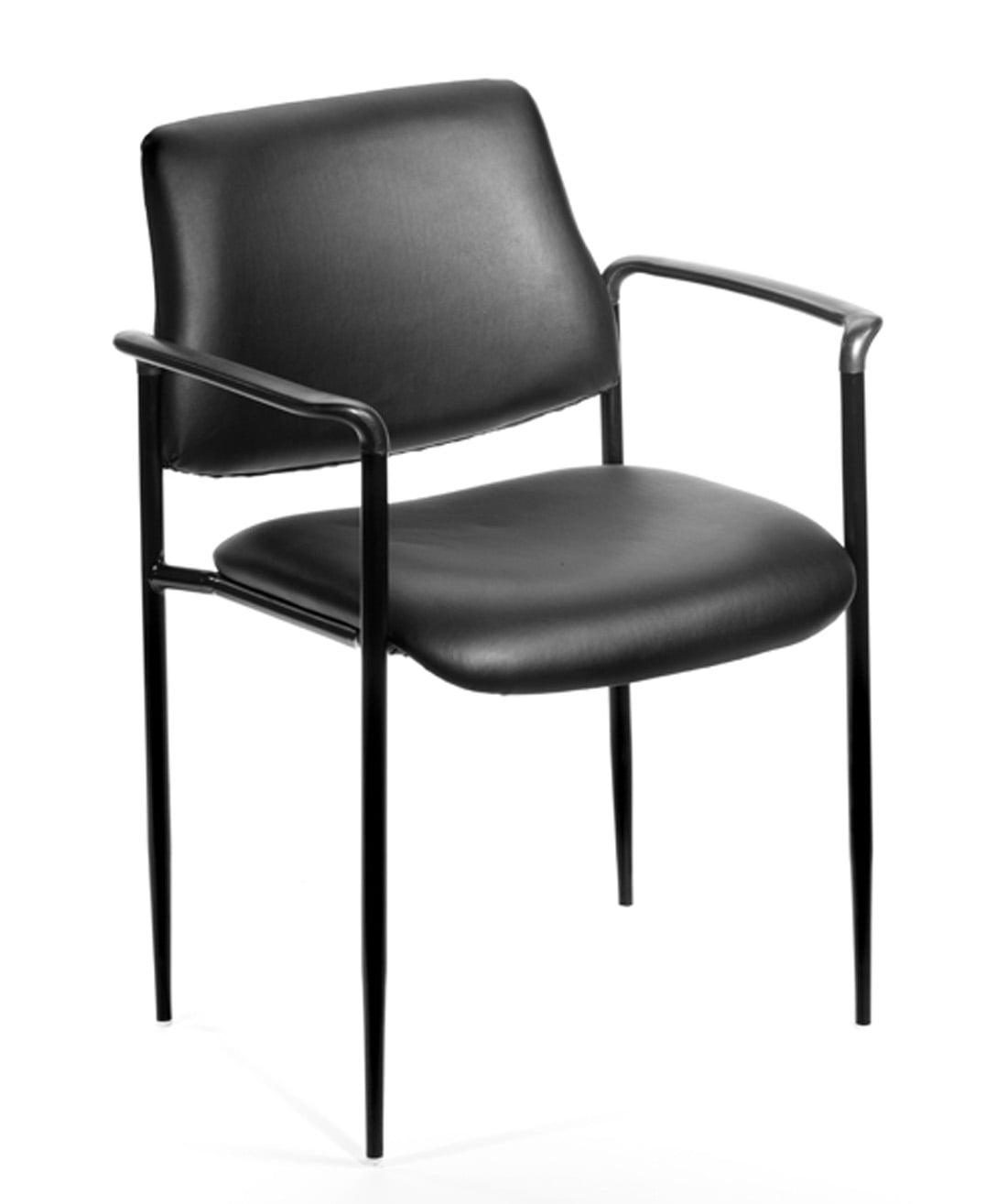 Stackable Vinyl Seat Reception Chair with Metal Frame