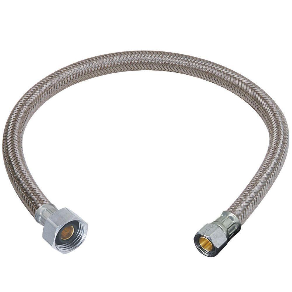 20" Stainless Steel Brass Flexible Lavatory Connector