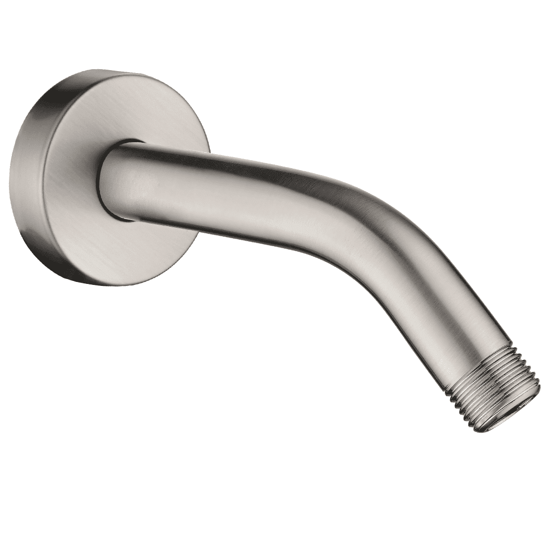 6 Inch Stainless Steel Wall-Mounted Shower Arm and Flange, Shower Head
