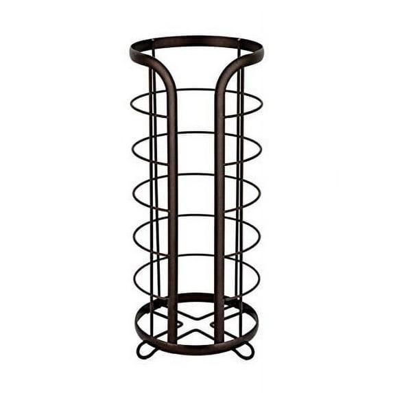 BROOKSTONE, Bronze Toilet Paper Holder, Freestanding Bathroom Tissue Organizer, Minimalistic Storage Solution, Modern & Stylish Design [Holds MEGA Rolls]