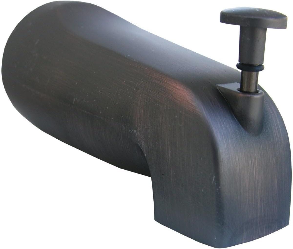 Oil-Rubbed Bronze Universal Fit Bathtub Diverter Spout