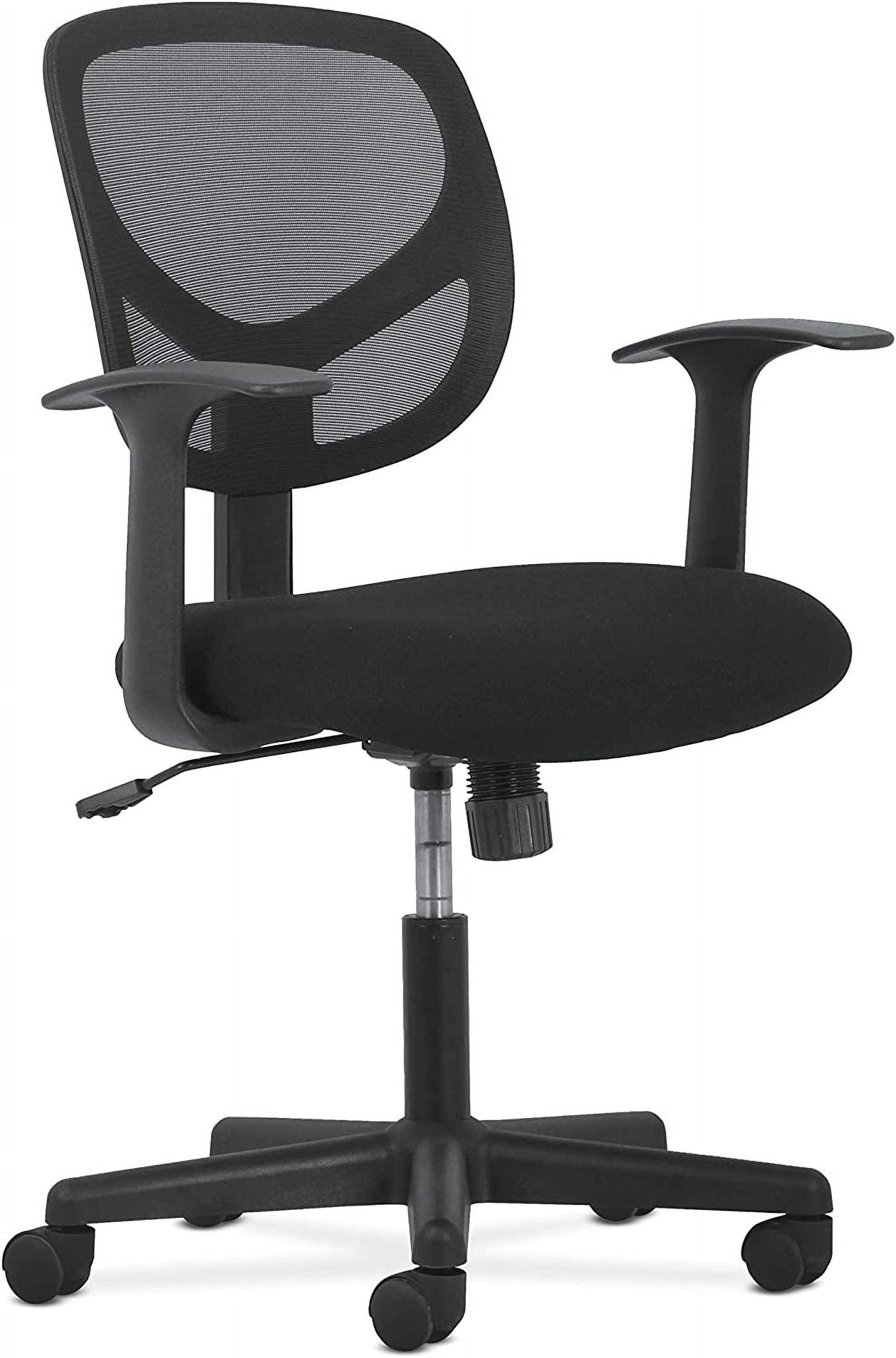 ErgoFlex Black Mesh Task Chair with Sculpted Arms