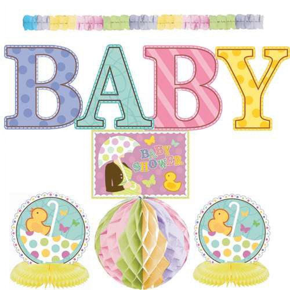 Baby Shower 'Tiny Bundle' Room Decorating Kit (10pc)