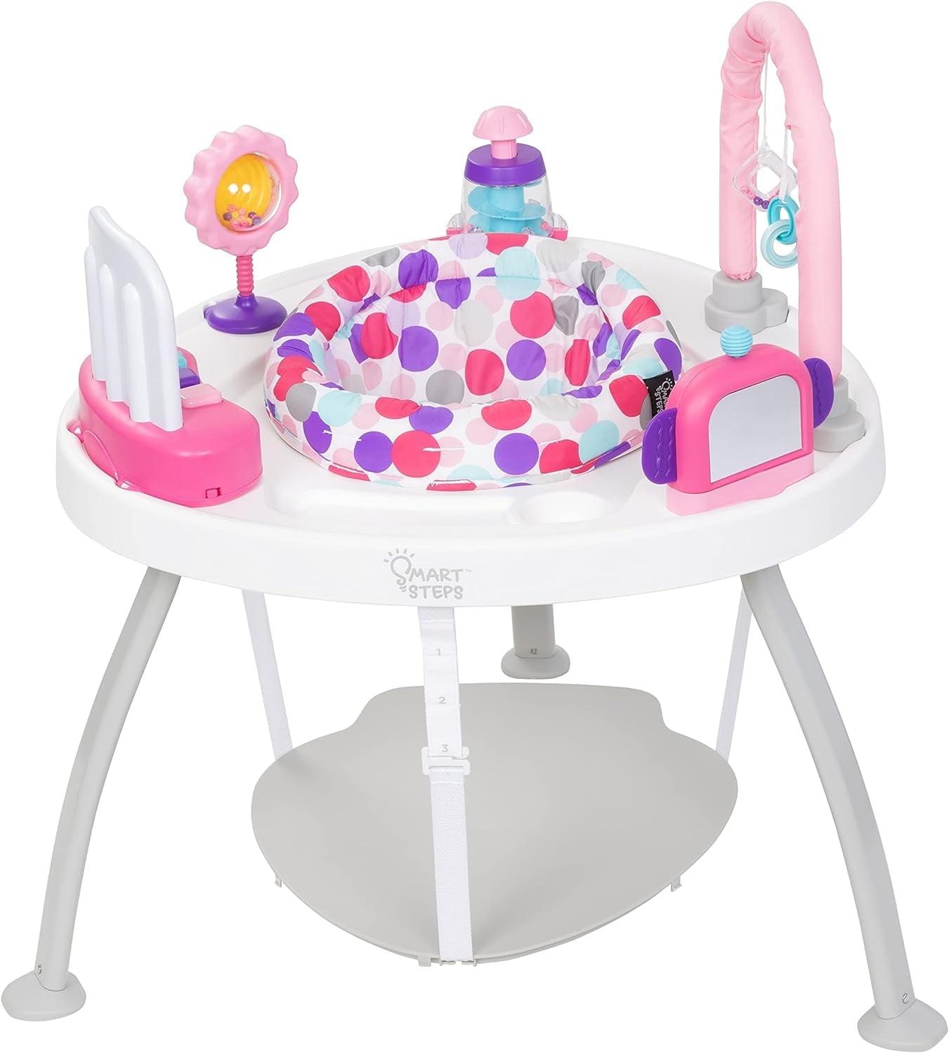 Baby Trend 3-in-1 Bounce 'N Play Activity Center Plus - Princess Pink