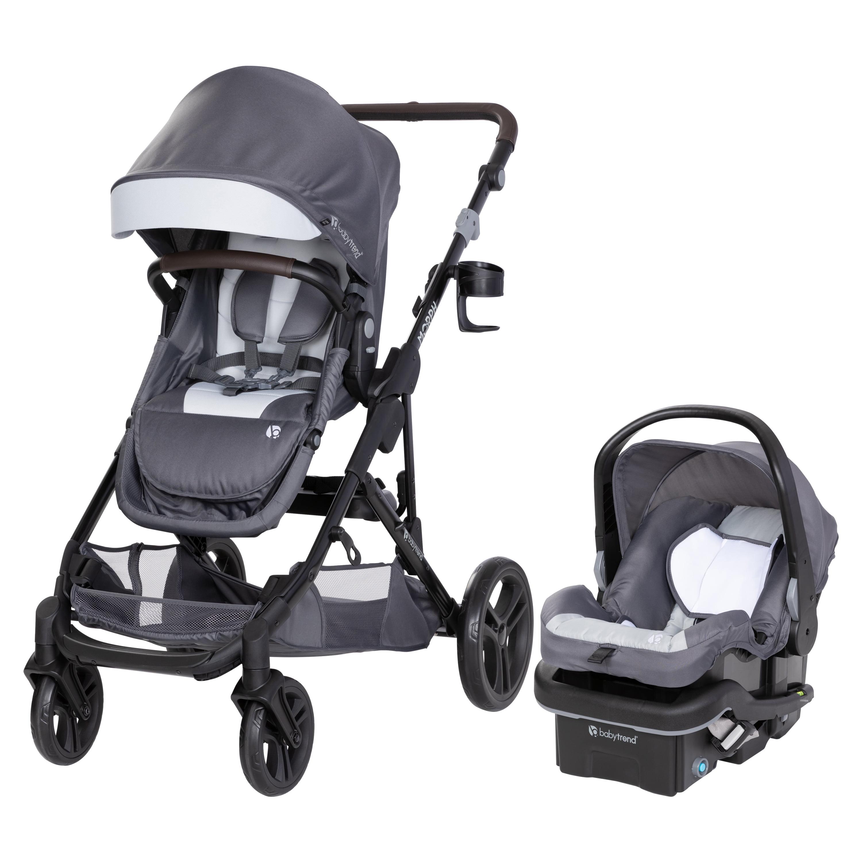 Baby Trend Morph Single to Double Modular Stroller Travel System - Dash Gray
