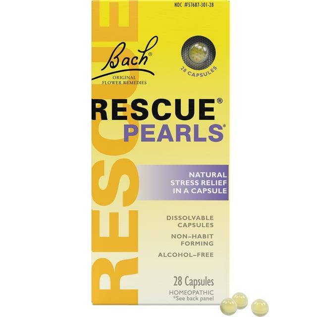 Bach Perlas RESCUE, Sabor Natural a Naranja y Vainilla, Alivio Natural Del Estrés, sin Azúcar, 28 Unidades