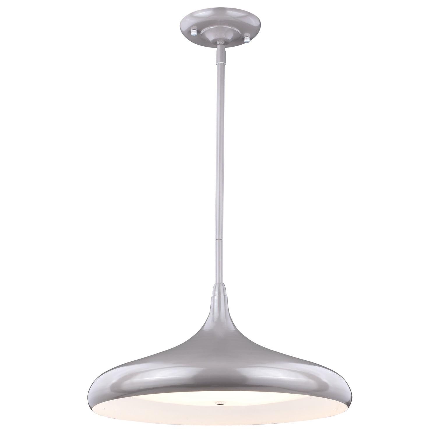Bacio LED Taupe Motion Sensor Dome Pendant Light