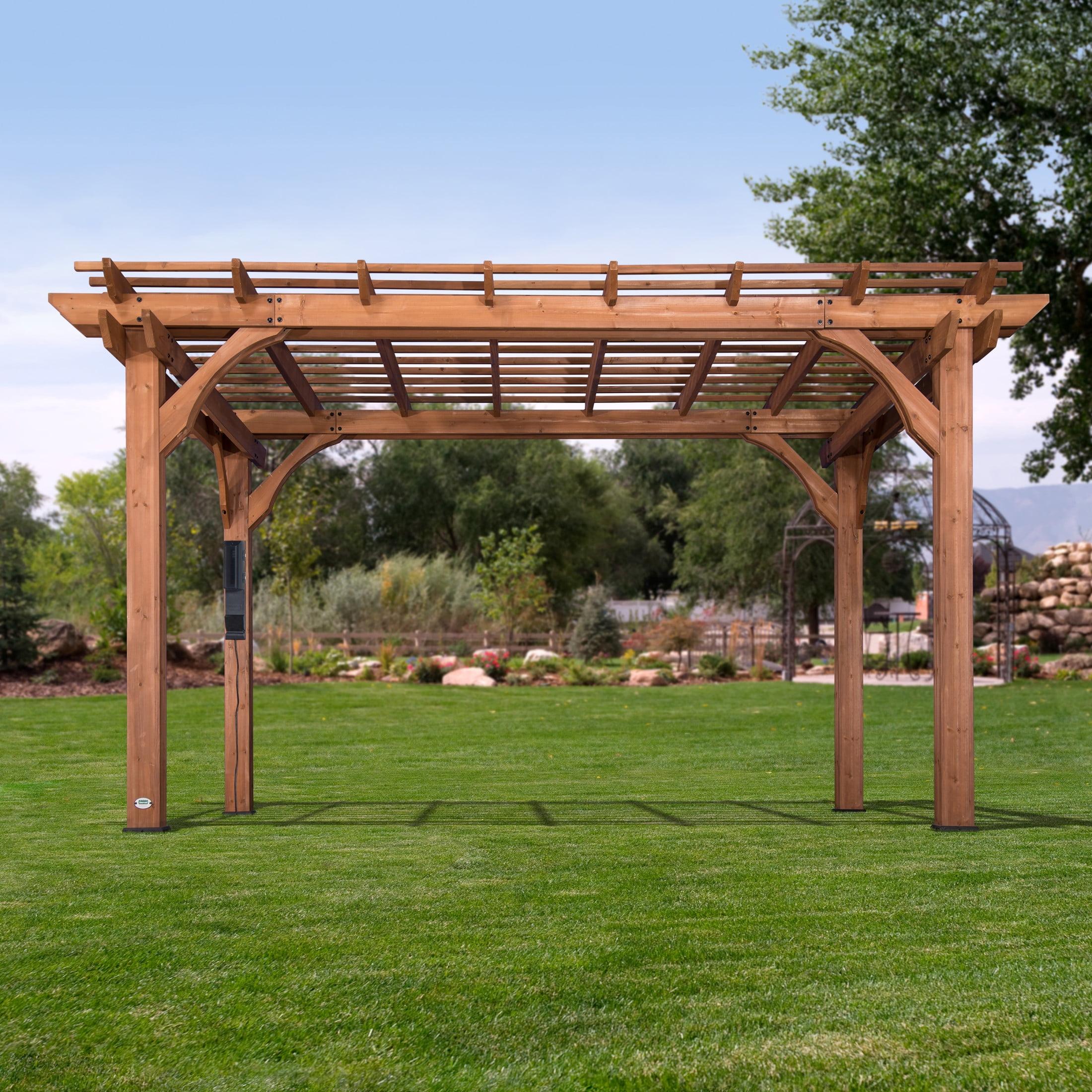 Backyard Discovery 10 x 14 Cedar Wood Pergola