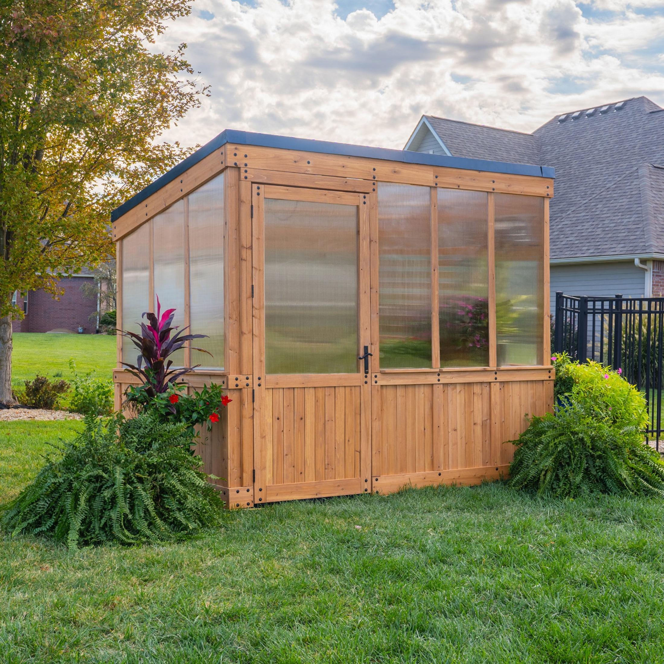 Willow 9 x 6 Wooden Polycarbonate Greenhouse