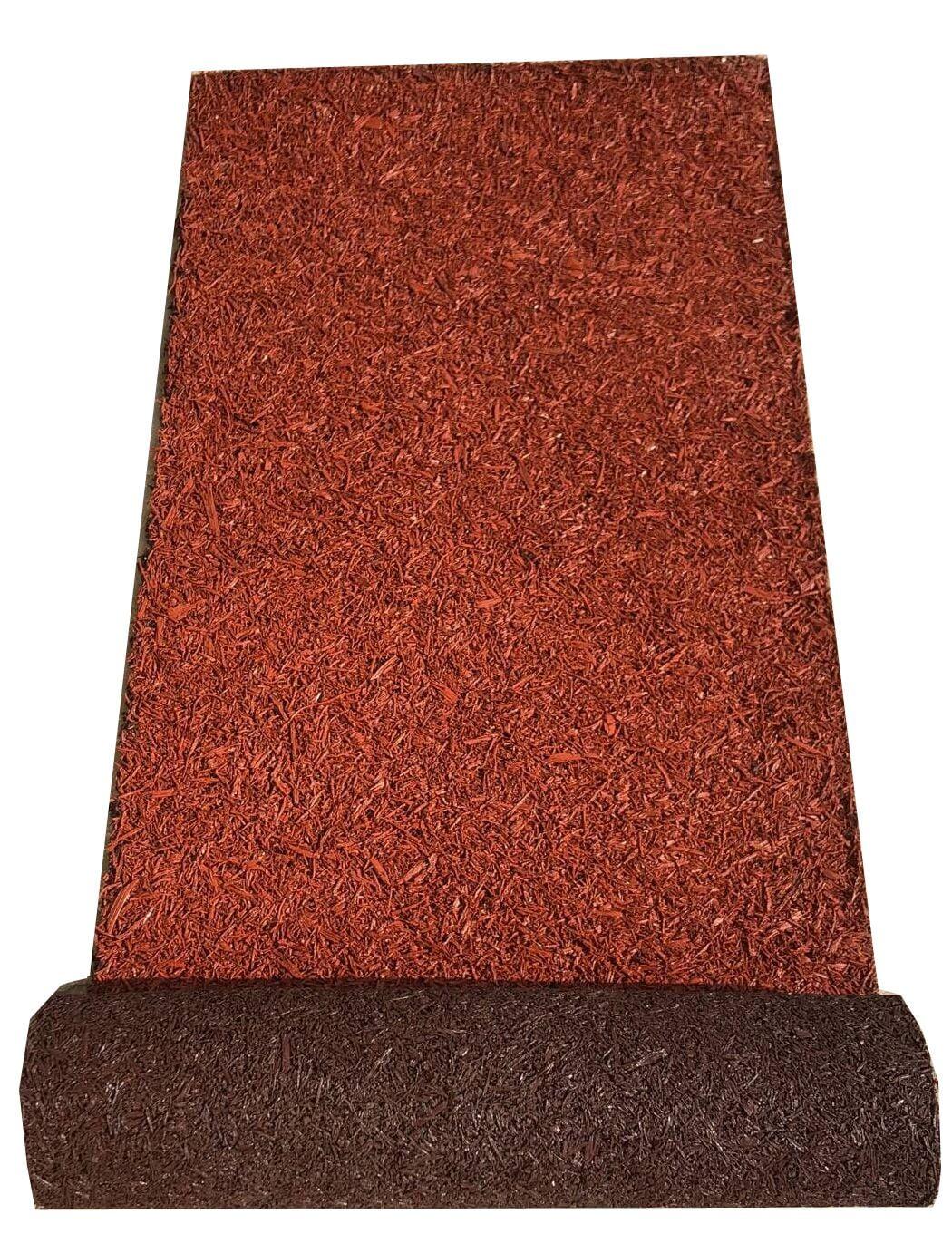 Backyard Expressions Reversible Rubber Mulch Pathway, 72" x 24" x 2/3" , Brown or Red