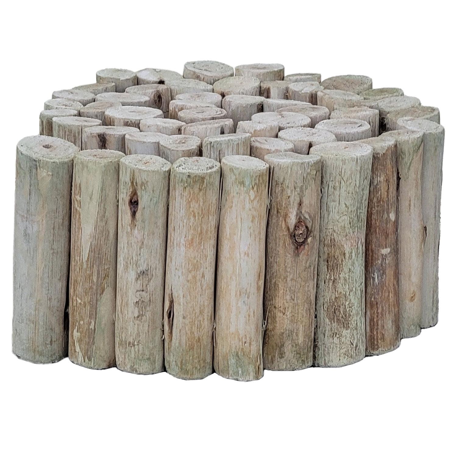 Backyard X-Scapes Eucalyptus Outdoor Garden Borders Wood Lawn Edging