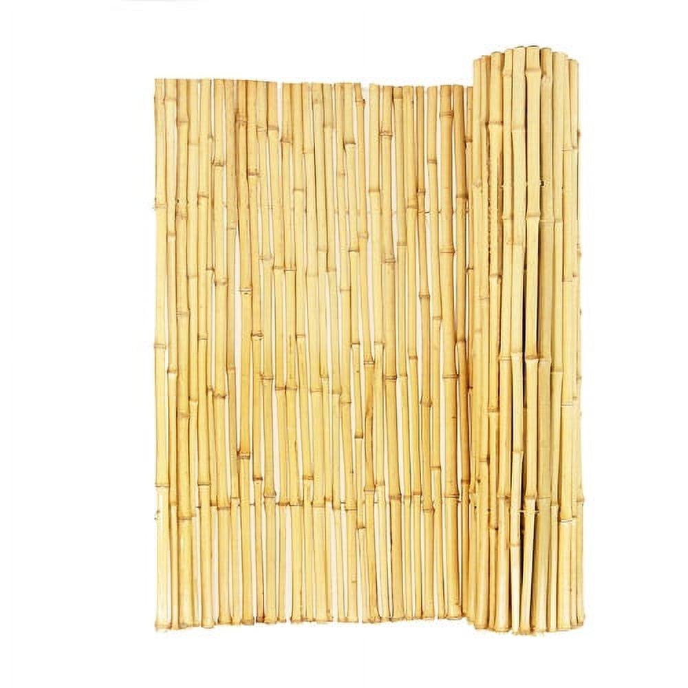 Backyard X-Scapes Natural Bamboo Fencing Decorative No Dig Fence Panels 3/4" D