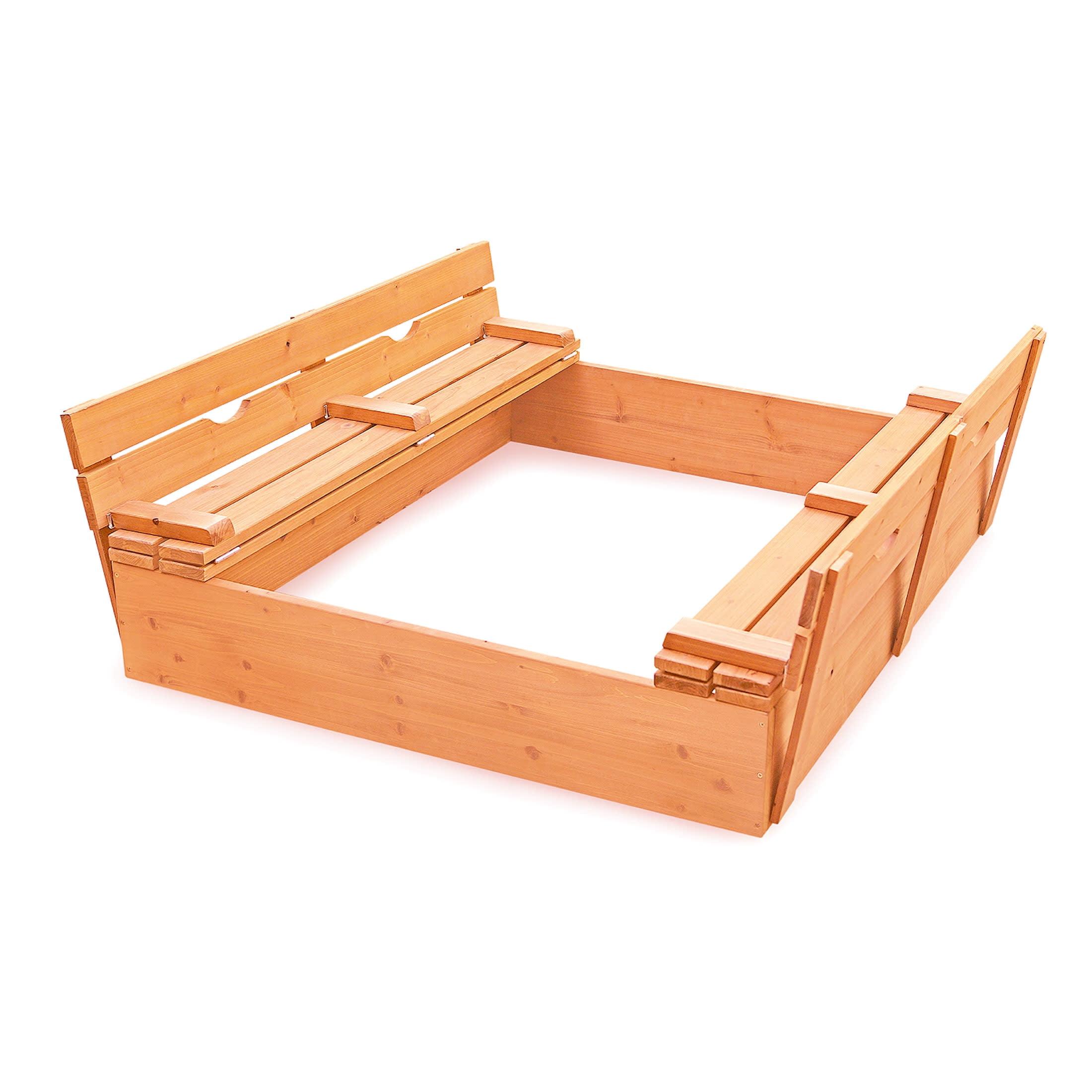 Covered 2-Bench Sandbox