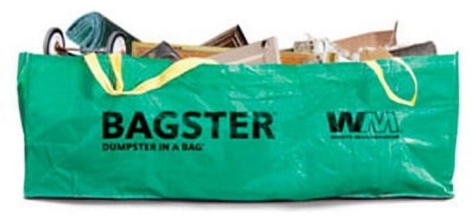 Waste Management Bagster Dumpster in a Bag Green