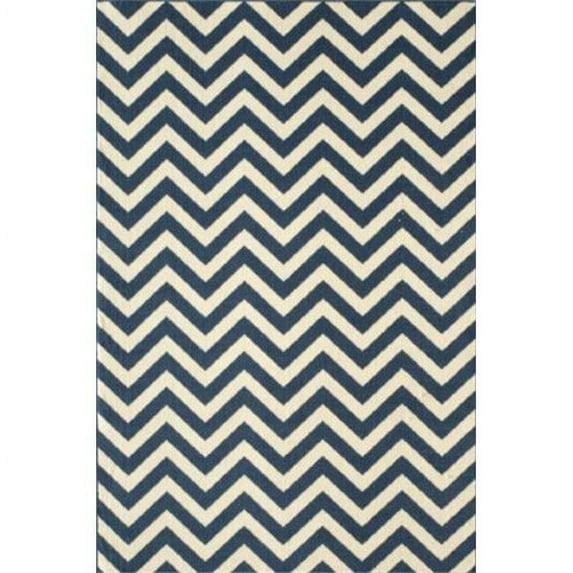 Momeni Baja 1'8" X 3'7" Transitional Rug in Navy