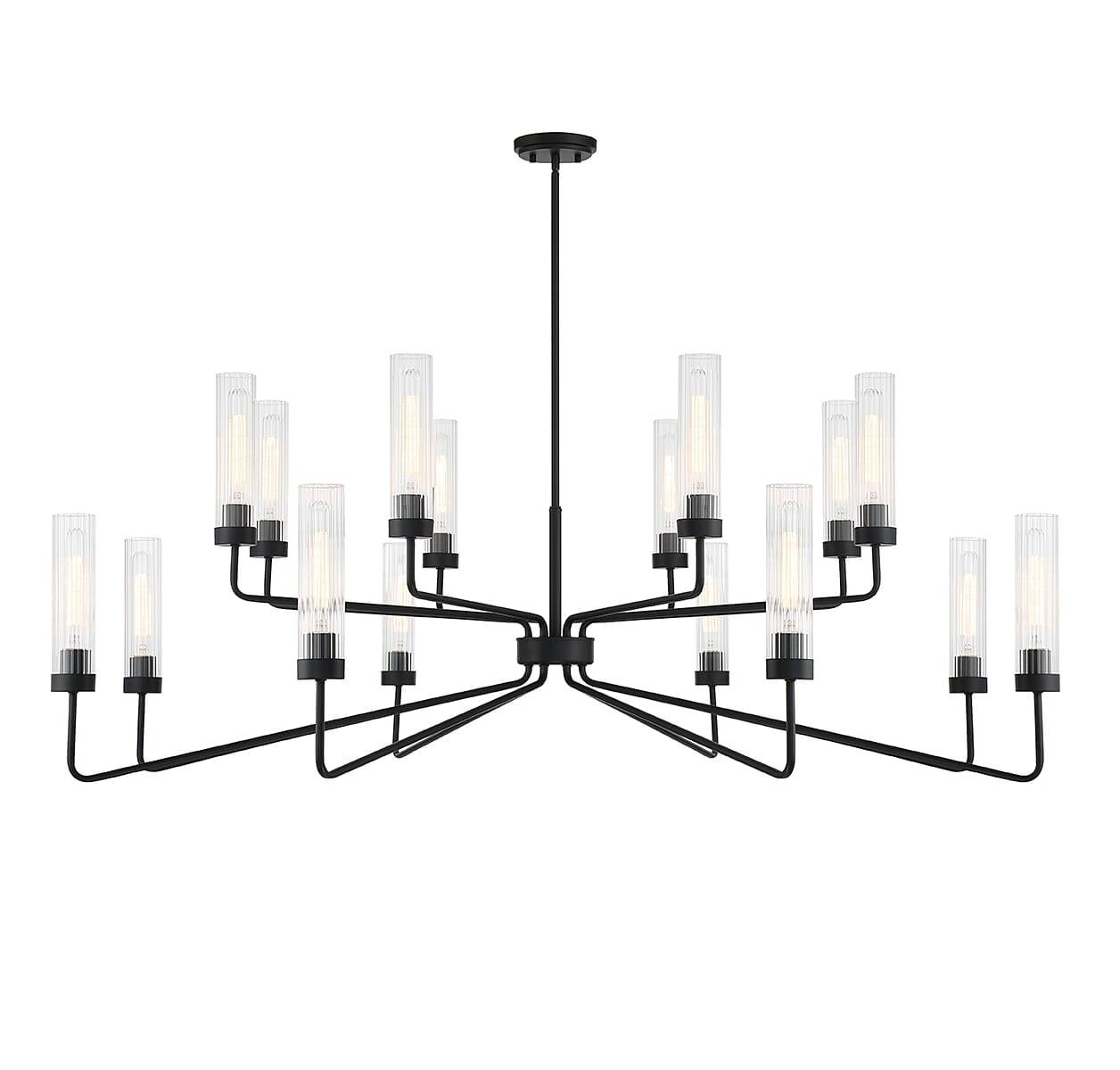 Jonze 16 Light Metal Tiered Chandelier