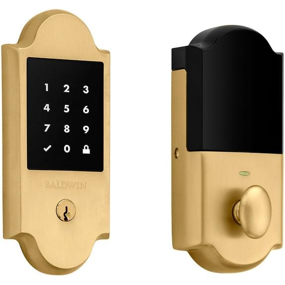 Baldwin 8235.Zw Touchscreen Boulder Z-Wave Deadbolt - Brass