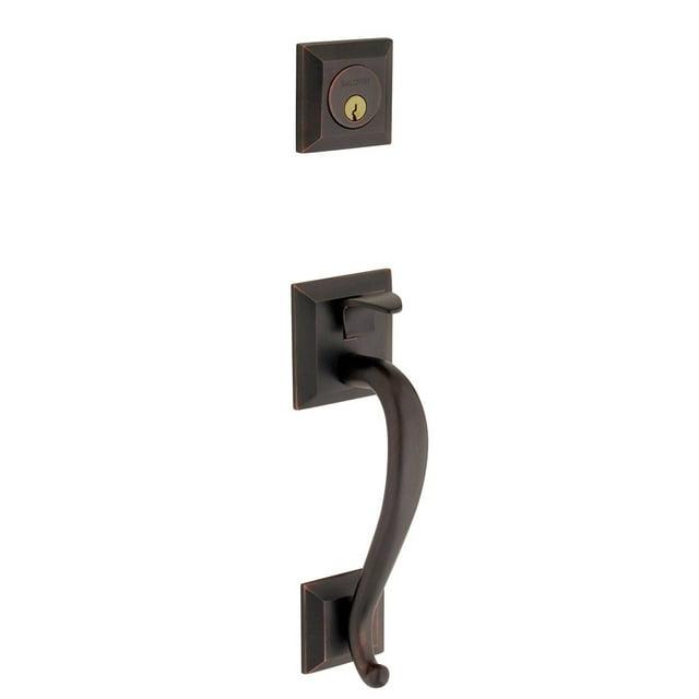 Baldwin 85320.Entr Madison Sectional Single Cylinder Keyed Entry Handleset - Bronze