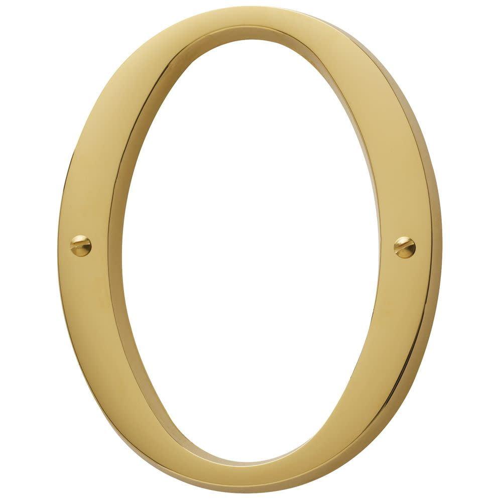 4.75" H Brass House Number
