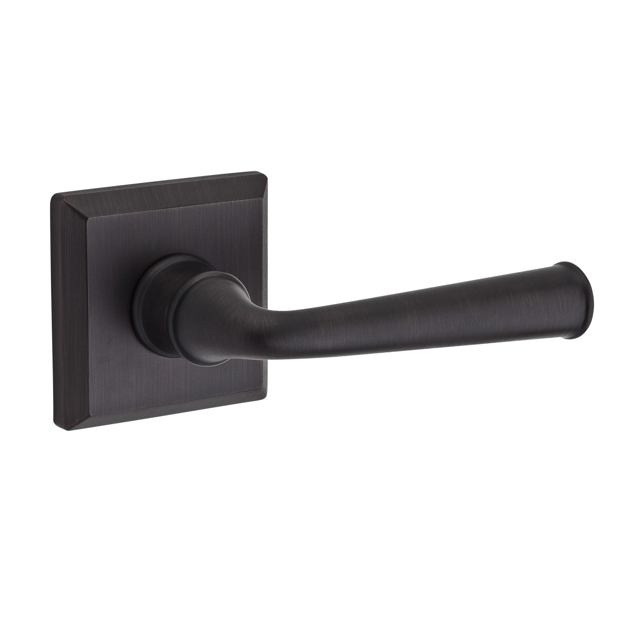 Federal Privacy Door Lever with Traditional Square Rose