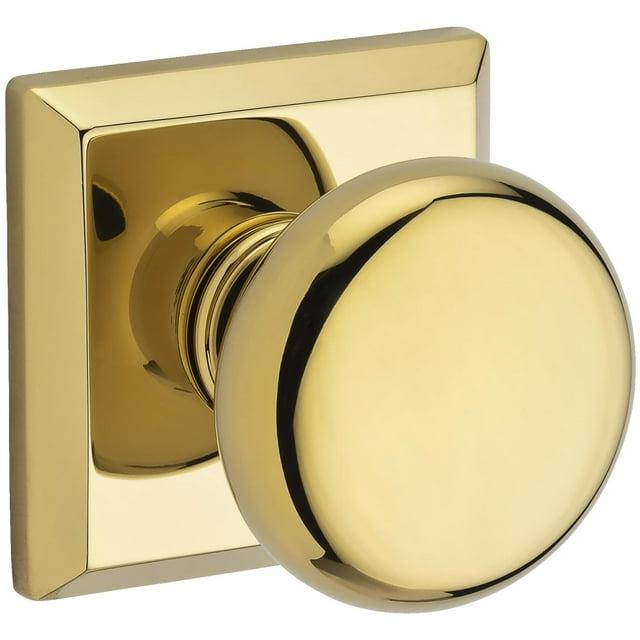 Round Double Dummy Door Knob with Traditional Square Rose