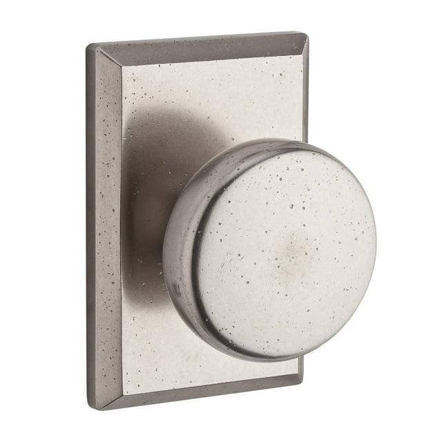 Rustic Passage Door Knob with Rustic Rectangular Rose